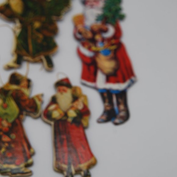 Retro 1970'sCardboard Christmas Ornaments/Decorations (Lot of 16) - Picture 5 of 10